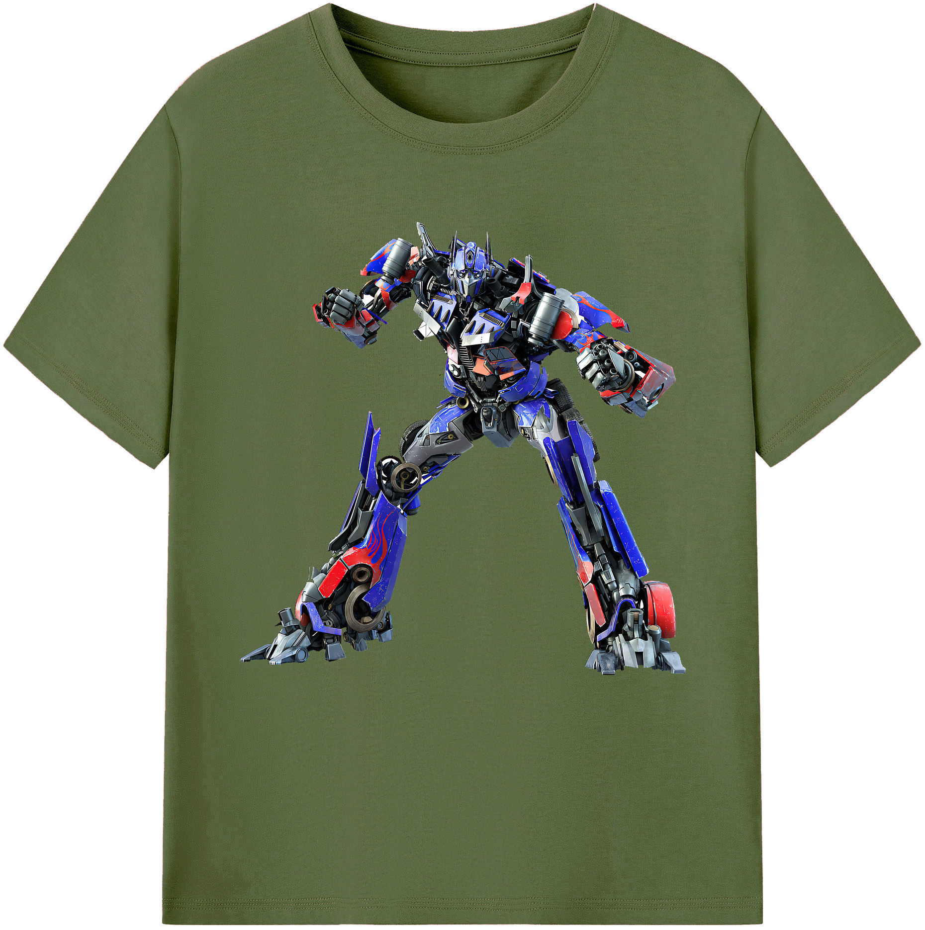 （画像用） Transformers トランスフォーマー 綿100％半袖Tシャツ（フロントプリント）